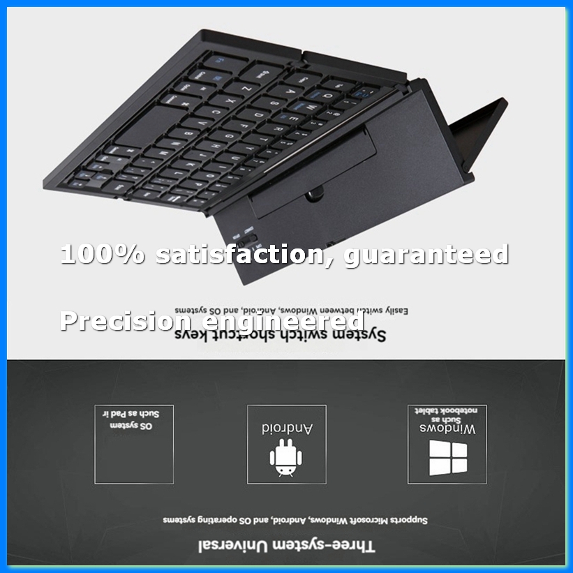 Tablets - ● 휴대용 접이식 블루투스 키보드, 여행용으로