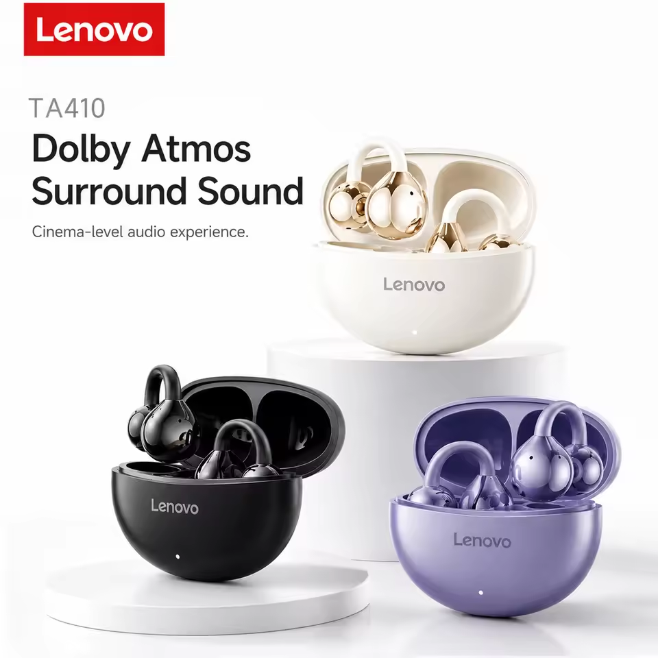 Type C Wired Earphones With Mic - TA410 레노버 클립형 스포츠 패션 헤드폰,