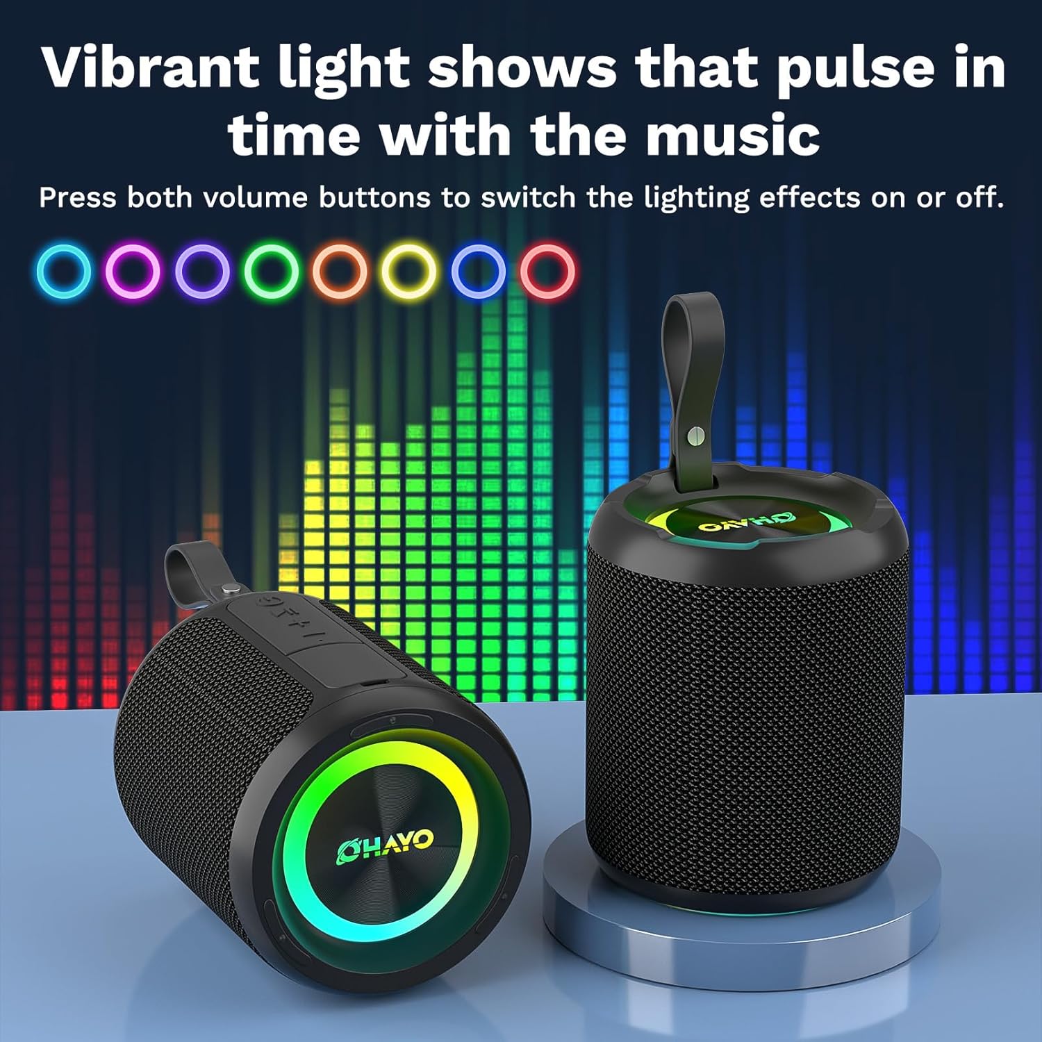 Portable Bluetooth Speaker Waterproof Ipx7 - OHAYO 40W 무선 휴대용 블루투스 스피커,