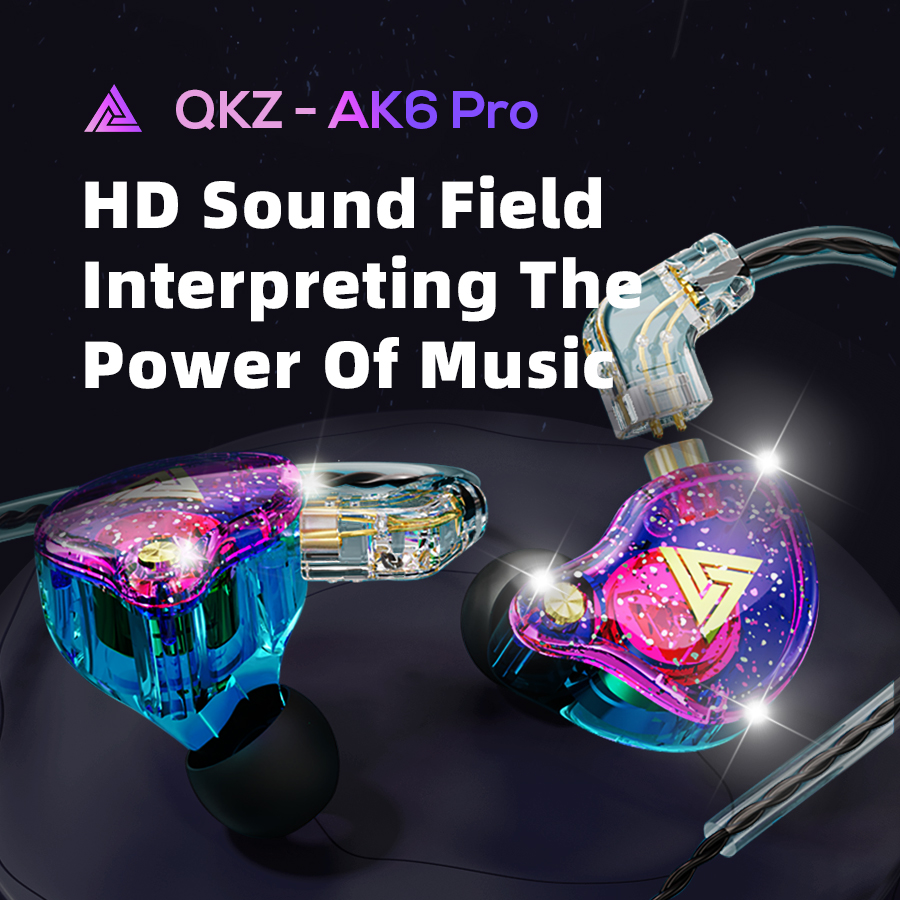 In Ear Monitors For Singers - QKZ AK6 PRO 유선 이어폰 HiFi
