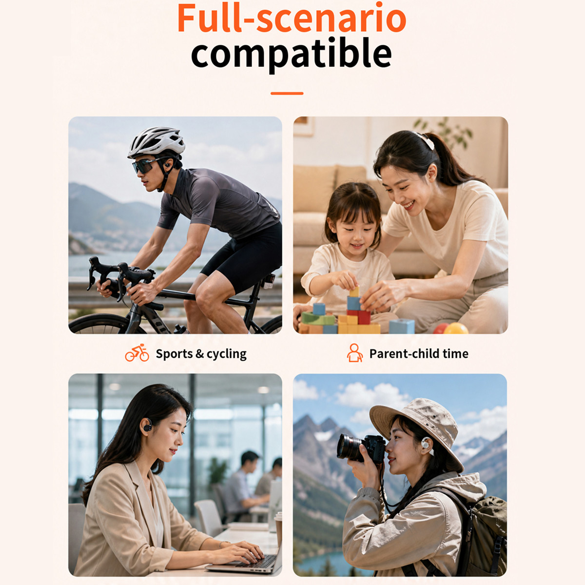 새로운 스마트 카메라 이어폰, 골전도 방식 헤드폰, 개 - Bone Conduction Running Headphones 리뷰 및 가격