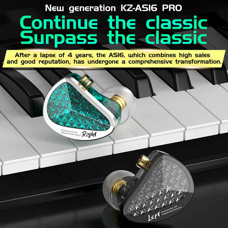 KZ AS16 Pro 인이어 유선 이어폰 16BA 밸런 - Planar Magnetic Iem Earphones 리뷰 및 가격