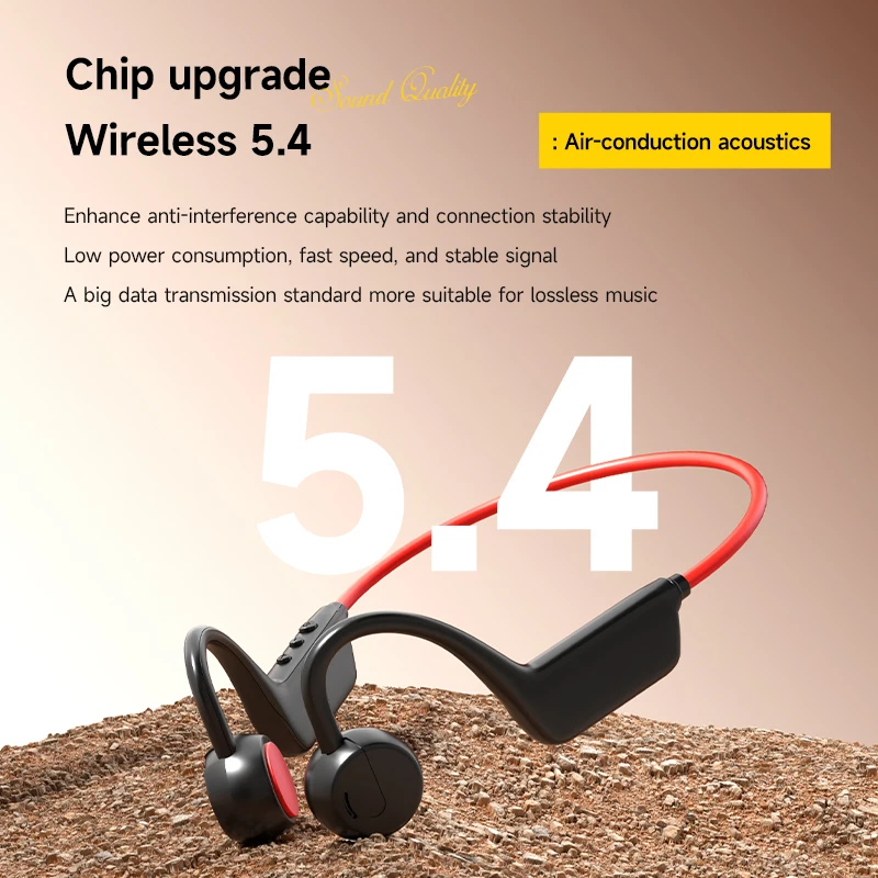 새로운 골전도 헤드셋, 블루투스 5.4, 마이크 내장, - Bone Conduction Running Headphones 리뷰 및 가격
