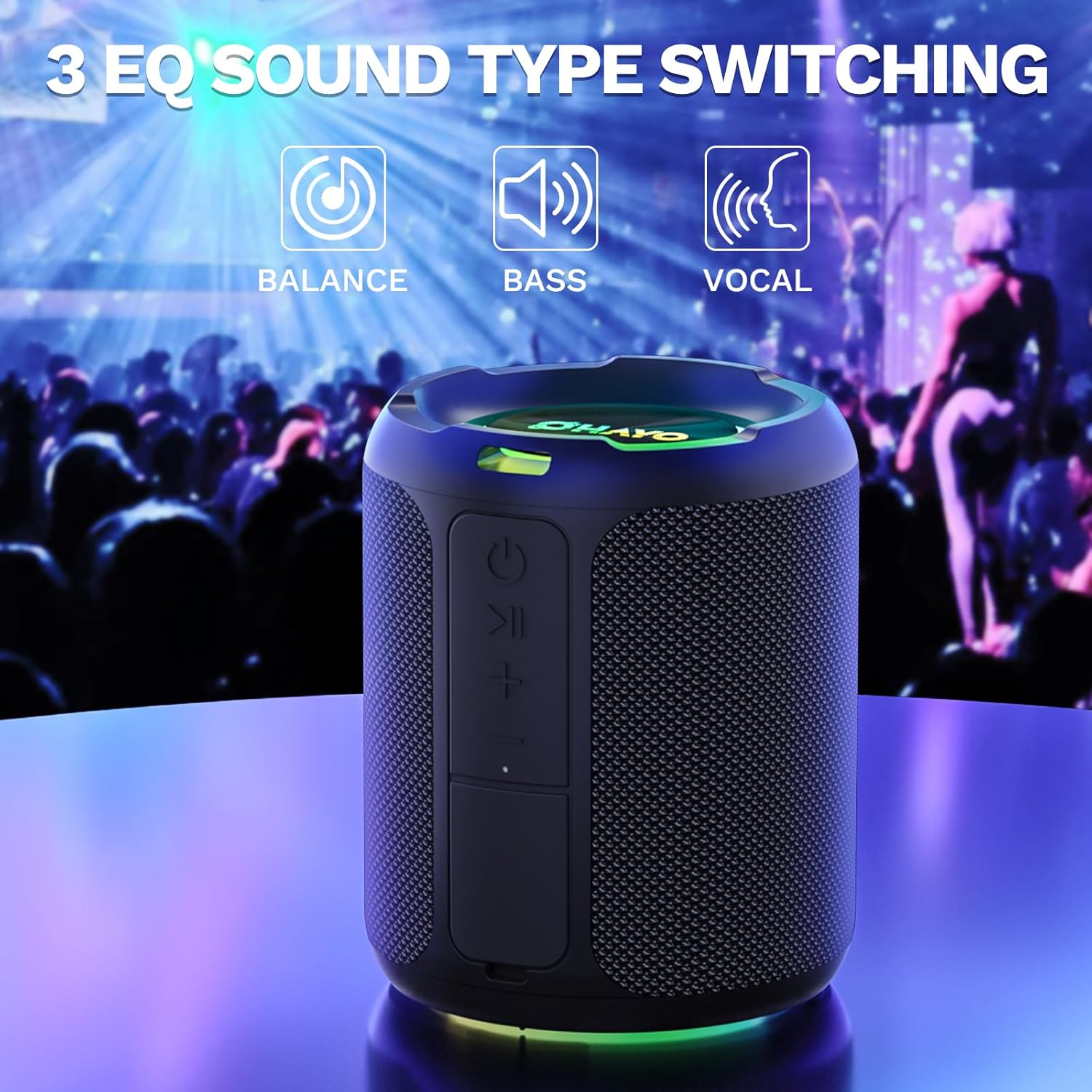 OHAYO 40W 무선 휴대용 블루투스 스피커, 조명  - Portable Bluetooth Speaker Waterproof Ipx7 리뷰 및 가격