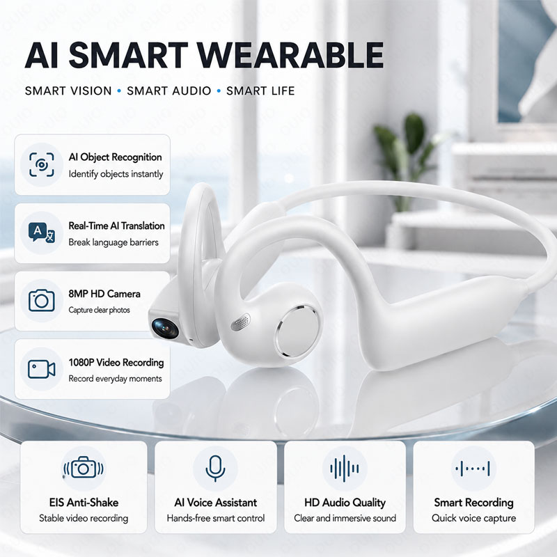 무선 스포츠 BT 5.4 헤드폰 (800만 화소 카메라 - Headphones 리뷰 및 가격