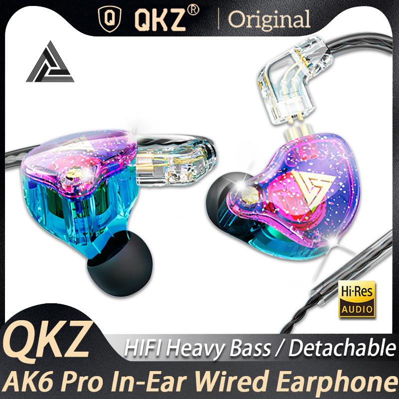 QKZ AK6 Pro 1DD 다이나믹 이어폰 HIFI  - In Ear Monitors For Singers 리뷰 및 가격