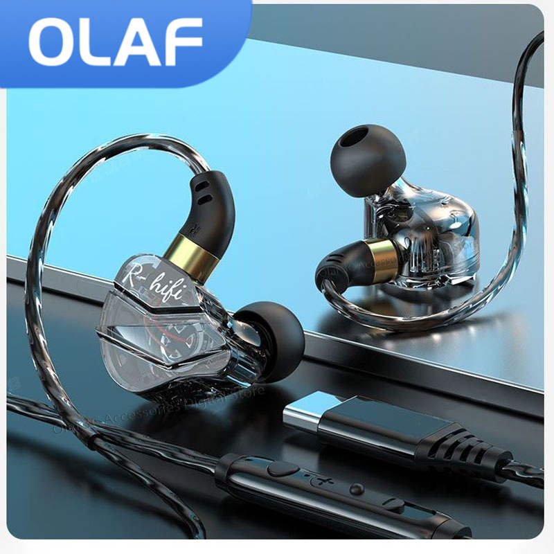 OLAF HiFi Type C 게임용 헤드폰 유선 이어 - In Ear Monitors For Singers 리뷰 및 가격
